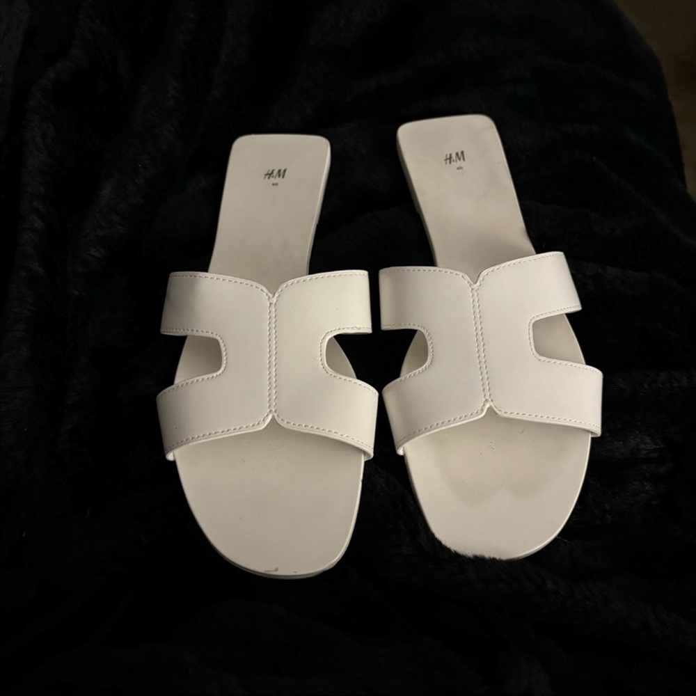 H&M White Sandals